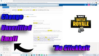 How to change epic games email without verification Update not clickbait [upl. by Katine]