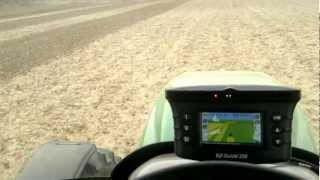 john deere 6320 trimble ez guide 250 [upl. by Asyram]