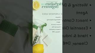 Elevate Your Wellness with dLimonene 🍋  Herbalism for Beginners [upl. by Best]