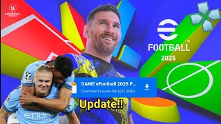 Update eFootball PES 2025 PPSSPP BENDEZU Transfer Update ampKits 2425 Camera PS5 [upl. by Nohj112]