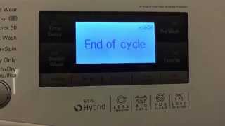 LG F1695RDH Washer Dryer Cycle Complete Melody 1080p 60FPS [upl. by Twitt93]