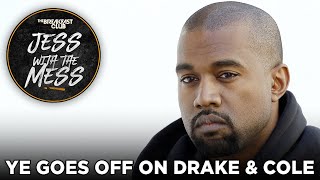 Kanye Goes Off On Drake amp Cole In New Interview [upl. by Tarazi]