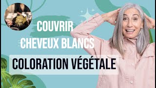 Couvrir les cheveux blancs avec une couleur végétale   Biocoiff Paris [upl. by Aira245]