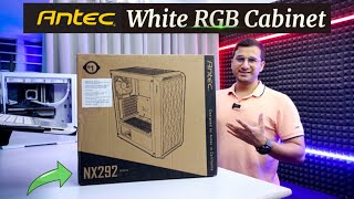 Antec NX292 White ARGB Gaming Cabinet Cinematic Intro [upl. by Aikahc658]