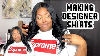 How to Make “Designer” Shirts Using the Cricut  Cricut 101 Episode 4 [upl. by Delphine682]