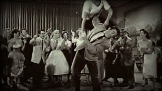 Original 1950s Rock amp Roll Rockabilly dance from lindy hop [upl. by Nyrhtakyram34]