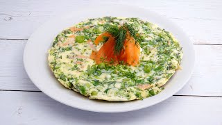 Räucherlachsfrittata [upl. by Eyar]