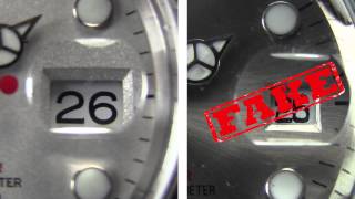 Rolex® Watches Differences between Real and Fake [upl. by Lalib674]