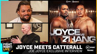 Adam Catterall meets The Juggernaut  Joe Joyce v Zhilei Zhang Exclusive Interview  BT Sport Boxing [upl. by Modestia]