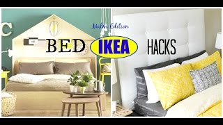 DIY IKEA Bed Hacks  Malm Edition Ideas amp Inspiration [upl. by Gavriella]