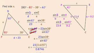 Sine and Cosine Laws When do You Use Each One [upl. by Marnia391]