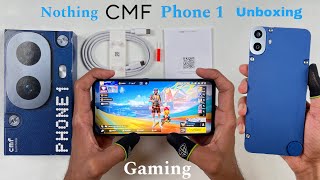 Nothing cmf Phone 1 unboxing and gaming test 50MP sony camera and dimensity 7300 CPU [upl. by Aynotahs]