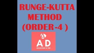 Runge Kutta MethodOrder 4 made easy [upl. by Nodnarg]