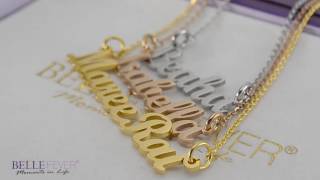 How to make a Handcrafted Name Necklace [upl. by Bertolde270]