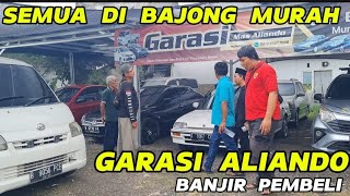 GARASI ALIANDO BANJIR PEMBELI MOBIL MURAH BAJONGAN GUYS [upl. by Lladnek]