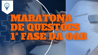 40 Maratona de Questões 1ª Fase da OAB [upl. by Ahtelra]