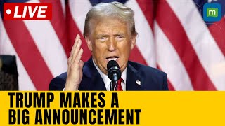 Donald Trumps Big Announcement  US Elections 2024 Latest News  N18G [upl. by Petra]