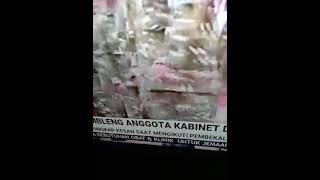 Satu komando presiden prabowo beserta mentrinya ada pahri hamzah pakai loreng [upl. by Ahseeyt23]