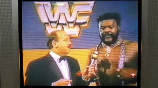 Junkyard Dog Promo WWF ALL STAR WRESTLING January 1985 [upl. by Alamak]