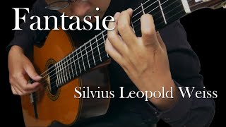 ファンタジー（ヴァイス）Fantasie  Silvius Leopold Weiss【guitar】 [upl. by Lekar]