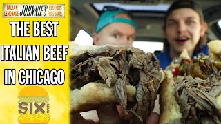 The Best Sandwich In Chicago  Johnnies Italian Beef [upl. by Enilra]