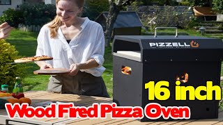 PIZZELLO Gusto Wood Fired Outdoor Pizza Oven 16 Inch 2 Layer [upl. by Sadonia]