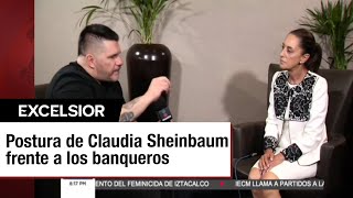 La postura de Claudia Sheinbaum en la Convención Bancaria 2024 [upl. by Xed]