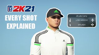 PGA Tour 2k21  Every Shot Type Explained AND When to Use Each [upl. by Koy]