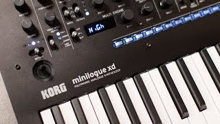 Korg Minilogue XD Polyphonic Analogue Synthesizer  Demo and Overview [upl. by Sevik]