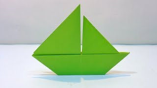 How to Make 2D Paper Sailboat  Easy Origami Paper Boat Tutorial for Handmade Creators [upl. by Rochester]