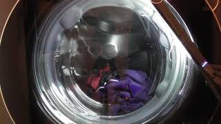 LG AiDD Steam Washer Rinse and spin cycle with half load and 1200 spin Requested Downloaded [upl. by Adnerad842]