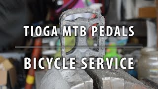 Retro Tioga MTB  Flat Pedals  Service  Overhaul  Bicycle Maintenance [upl. by Donavon]