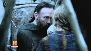 Vikings  Episode 4 Clip HARBARD AND ASLAUG [upl. by Ahseeyt]