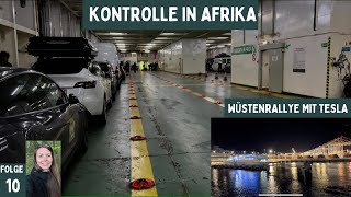 Kontrolle und Menschen auf der Autobahn durch Marokko Tesla Roadtrip Afrika Teil 10 [upl. by Elleirb]