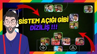 SİSTEM AÇIĞI GİBİ BİR TAKTİK  EFOOTBALL 2024 MOBİLE [upl. by Mayrim278]