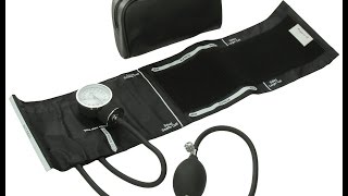 Santamedical Adult Deluxe Aneroid Sphygmomanometer  Professional Blood Pressure Monitor [upl. by Nannek713]