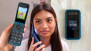 gen z uses a FLIP PHONE for a week  get well series ep 1 [upl. by Cramer480]