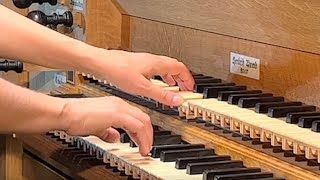 JS BACH  Bist du bei mir BWV 508 AnneIsabelle de Parcevaux organ [upl. by Katonah]