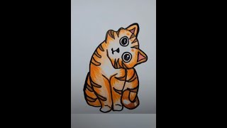 Drawing Cat drawing [upl. by Hsizan]