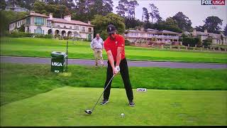 Viktor Hovland Golf Swing  2018 US Amateur Champion [upl. by Mencher]