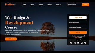 How To Create A Website using HTML amp CSS  StepbyStep Tutorial [upl. by Sirk971]