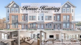 NEW JERSEY HOUSE HUNTING 2022  Townhomes at the Vermella  NJ Home Tour [upl. by Nahgem]