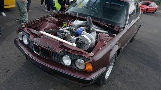 WILD ride 8second supercharged V8 BMW [upl. by Jeggar]