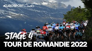 Tour of Romandie 2022  Stage 4 Highlights  Cycling  Eurosport [upl. by Cummings896]