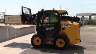 JCB Drop Forks on Skid Steer Loader [upl. by Aknayirp]