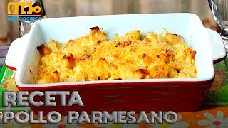 Como preparar Pollo Parmesano  Qué Cocino  Diverideas [upl. by Bernadene]