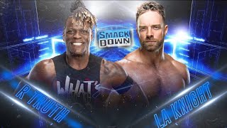 Saturday Night Smackdown Torneo Para Crown Jewel Rtruth Vs La Knight Luchas Narradas Simuladas [upl. by Durtschi]