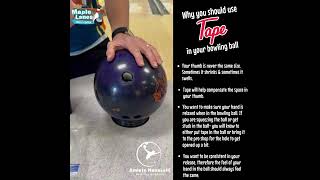 Tip Tuesday with Amleto Monacelli Why you should use tape in your bowling ball [upl. by Eciral]