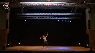 NK Jongleren 2019 Diabolo Ezra Veldman 2nd place [upl. by Ahseinet]