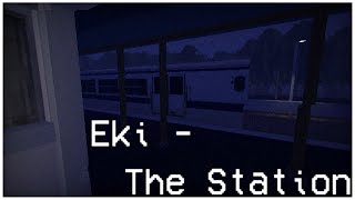 Eki  The Station All Endings  Indie Horror Game  No Commentary [upl. by Ardnasak]